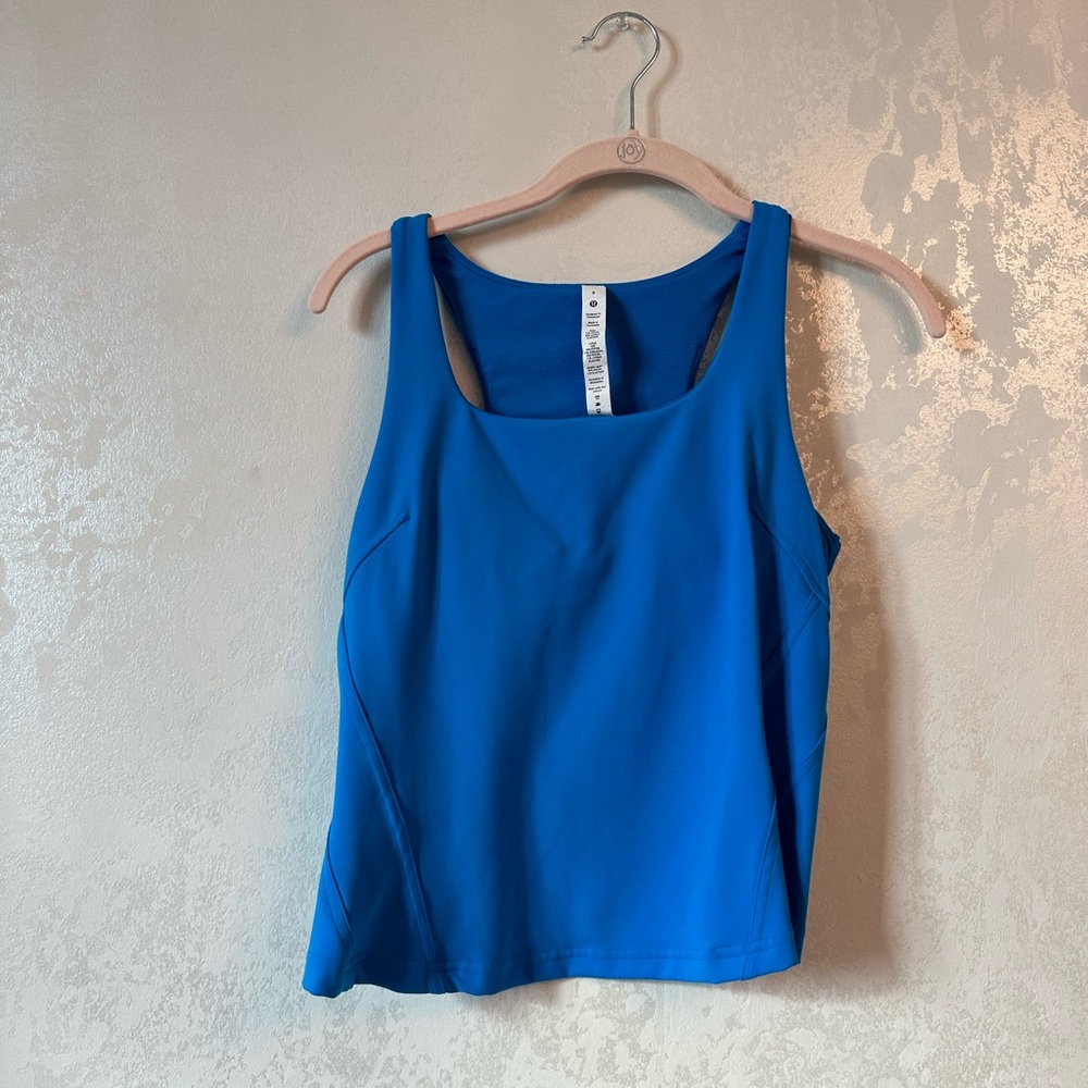 Bright blue NEVER WORN BRAND NEW Lululemon Top